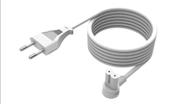 Flexson 5m Power Cable for SONOS ERA 100 and 300, RAY, ARC, SUB (GEN 3), SUB-mini, AMP, BEAM, PLAY BASE, PLAY5 (GEN 2) - White (EU)