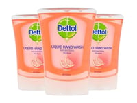 Dettol No Touch Liquid Hand Wash Refill Grapefruit 250 Millilitres - Pack of 3