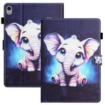 iPad 10.9" 2022 / iPad 11" 2025 fodral med tryck - Elefant