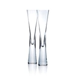 LSA International Moya Champagne Flute 170 ml Clear | Set of 2 | Mouthblown and Handmade Glass | MV17
