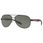 Prada Linea Rossa PS 53PS Men's Polarised Aviator Sunglasses