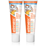 Elmex Caries Protection Kids toothpaste for children 2 x 50 ml