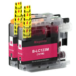 2 Magenta Ink Cartridges for use with Brother DCP-J752DW MFC-J4710DW MFC-J6920DW