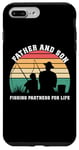 Coque pour iPhone 7 Plus/8 Plus Père et fils, partenaires de pêche pour la vie Amateurs de pêche
