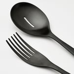 IKEA IKEA TILLAGD salladsbestick 2 delar, svart, 24 cm 24 cm