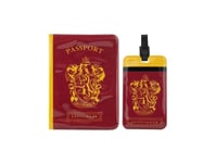 Gryffindor Bagagetagg Och Passfodral