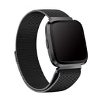 Milanese Loop Armband Fitbit Versa 3/Sense Svart