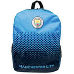 MANCHESTER CITY FC CREST BACKPACK - FOOTBALL GIFT, BACK TO SCHOOL, RUCKSACK