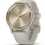 Garmin Vívomove Trend Cream Gold Stainless Steel Bezel with French Gray Case 010-02665-02