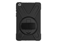 Estuff Defender Case - Baksidesskydd För Surfplatta - Silikon, Polykarbonat - Svart - 8" - För Samsung Galaxy Tab A (2019) (8 Tum)