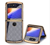 Hülle® 9H Tempered Stained Glass Case Anti-Scratches Compatible for Motorola Razr 5G/Motorola Razr 2 (22)