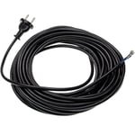 Câble électrique compatible avec Nilfisk GM80, GM90, GS80, GD-Serie, GM-Serie aspirateurs - 15 m, 1000 w - Vhbw