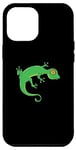 Coque pour iPhone 12 Pro Max Gecko vert