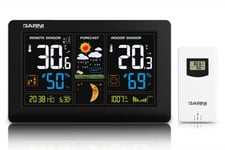 Garni Garni545, Svart, Utomhusbarometer, Utomhustermometer, Barometer, Termometer, 600 - 1100 Kpa, 20 - 95%, 20 - 95%