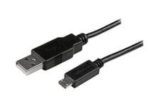 StarTech.com Kort Micro USB-kabel - 15 cm - USB-kabel - mikro-USB typ B till USB - 15 cm