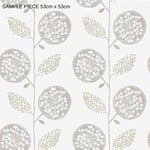 ** SAMPLE Tempo Leaf Beige Wallpaper