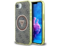 Guess Dėklas, Skirtas Iphone 16E (Se 4 2025), Suderinamas Su Magsafe Guhmpse4hg4prtgw (Iml Metal Glitter 4G Circle Triangle) Ruda