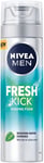 NIVEA MEN Fresh Kick Shaving Foam (200ml), Refreshing Shaving Foam, Shaving Foa