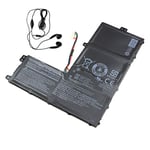 Amsahr Batterie de Rechange pour Acer AC17B8K, SF315-52G-51HV, Swift 3 SF315-52G-531A, 3 SF315-52G-85CZ avec écouteurs stéréo