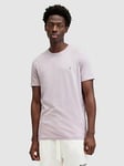 AllSaints Tonic Short Sleeve Crew Neck T-shirt - Light Purple, Light Purple, Size M, Men