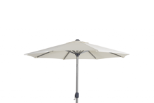 ANDRIA Alu-parasoll 2.5m runt Silver/Beige