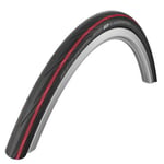 700c Bike Tyre Schwalbe Lugano Bike Tyre 700x25c Road Cycle Active Line Red