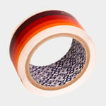 PSP Dekortejp Waterline/Hull Decorative Tape, 39 mm x 10 meter, orange/röda ränder
