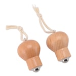 2pcs Facial Rollers Facial Massage Roller Ball Beech Wood Shell Cold And Hot