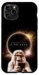 Coque pour iPhone 11 Pro Yeti take Selfie with Solar Eclipse - Solar Eclipse 2024