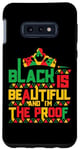 Coque pour Galaxy S10e Black is Beautiful Im Proof Afro Queen Mois de l'histoire