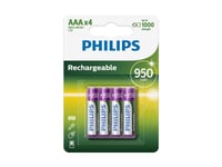 Philips R03b4a95 - Batteri Aaa - Nimh - (Uppladdningsbara) - 950 Mah
