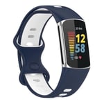 Twin Sport Armband Fitbit Charge 5 - Blå/hvit