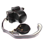 Fujifilm X-T200 durable leather case - Black