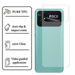 Back Protector For Xiaomi Poco C40 Hydrogel Cover - Clear TPU FILM