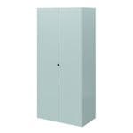 Armoire penderie 2 portes battantes bleu aqua GoodHome Atomia H. 225 x L. 100 x P. 58 cm
