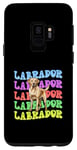 Coque pour Galaxy S9 Funny Labrador Retriever Dog Lovers Mom And Dad Groovy