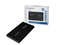 LogiLink Enclosure 2,5 inch S-ATA HDD USB 2.0 Alu - lagringspakning - SATA 1.5Gb/s - USB 2.0