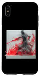 Coque pour iPhone XS Max Enchanting Warrior Maiden avec des accents rouges