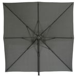Toile de parasol Elea anthracite 3x3m en oléfine - Hespéride - Anthracite