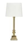 PR Home Linné bordslampa Guld/vit skärm 46 cm