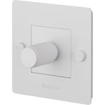 Buster + Punch 1G Dimmer Switch 2 Way 100W LED, White Hvit Metall