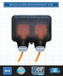 BG Weatherproof WI-FI EXTENDER Outdoor IP66 WP22WR 13 Amp 2 GANG Nexus Socket