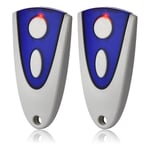 Fjärrkontroll för garageportsöppnare för Novoferm Novotron 502 Max43-2 Novotron 512 Mix43-2 433.92 mhz 2-pack Blue
