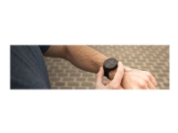 Garmin Forerunner 55 - Svart - sportklocka med band - silikon - svart - display 1.04 - Bluetooth, ANT+ - 37 g