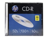 HP CRE00085 CD-R vierge 700 Mo 10 pc(s) slimcase