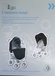 Mothercare 2 Seasons Pushchair/Stroller Hood, Sun/Rain/Wind Shield, Universal