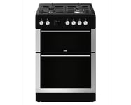 Creda C60DFDOX 60cm Dual Fuel Double Oven Stainless Steel Electric Cooker
