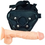 10 Inch Strap On Dildo With Harness Pegging Realistic Penis Strapon Sex Toy Dong