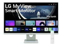 Lg Myview 27Sr50f-G - Led-Skärm - Smart - 27" - 1920 X 1080 Full Hd (1080P) @ 60 Hz - Ips - 250 Cd/M² - 1000:1 - Hdr10 - 14 Ms - 2Xhdmi - Högtalare