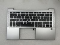 For HP EliteBook 845 G8 M52490-FP1 AZERTY Arabic Palmrest Keyboard Top Cover NEW